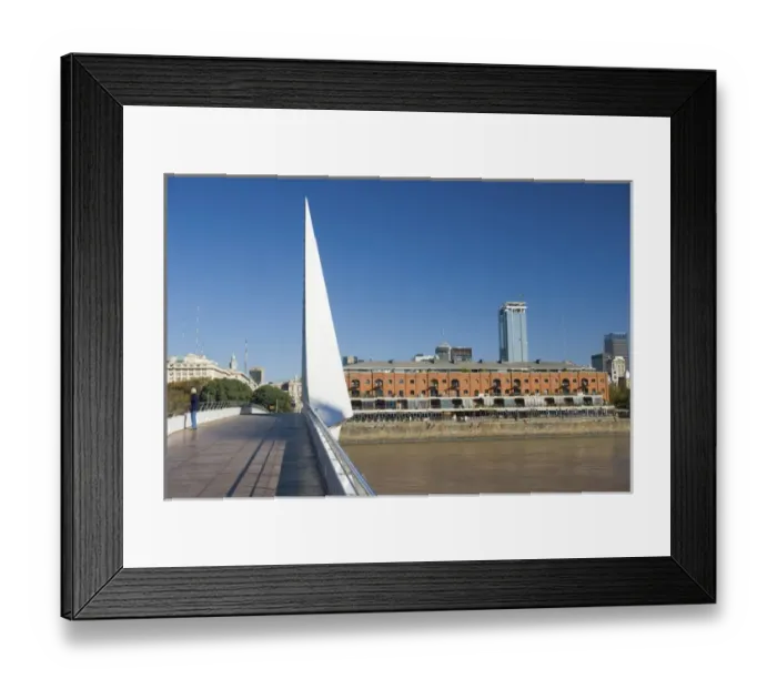 Framed Print : Puerto Madero Waterfront, Buenos Aires, Argentina