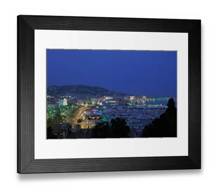 Framed Print : EU, France, Cote D Azur / French Riviera, Cannes. Overview of Port and Town from Le Suquet Framed Print : EU, France, Cote D Azur / French Riviera, Cannes. Overview of Port and Town from Le Suquet
