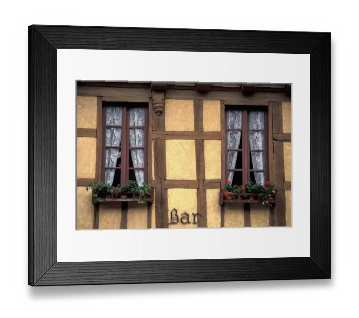 Framed Print : EU, France, Brittany, Morbihan, Auray. Quartier St. Goustan, building details Framed Print : EU, France, Brittany, Morbihan, Auray. Quartier St. Goustan, building details
