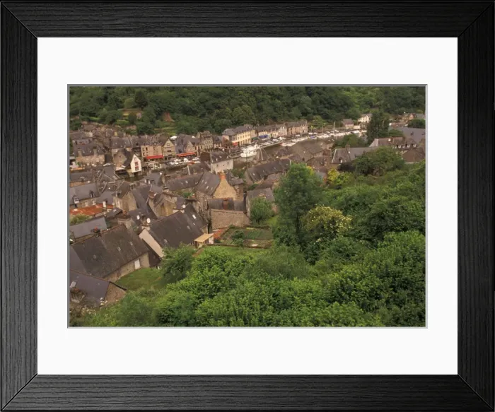 Framed Print : EU, France, Brittany, Cotes d Armor, Dinan. View of Rance River Port Area Framed Print : EU, France, Brittany, Cotes d Armor, Dinan. View of Rance River Port Area