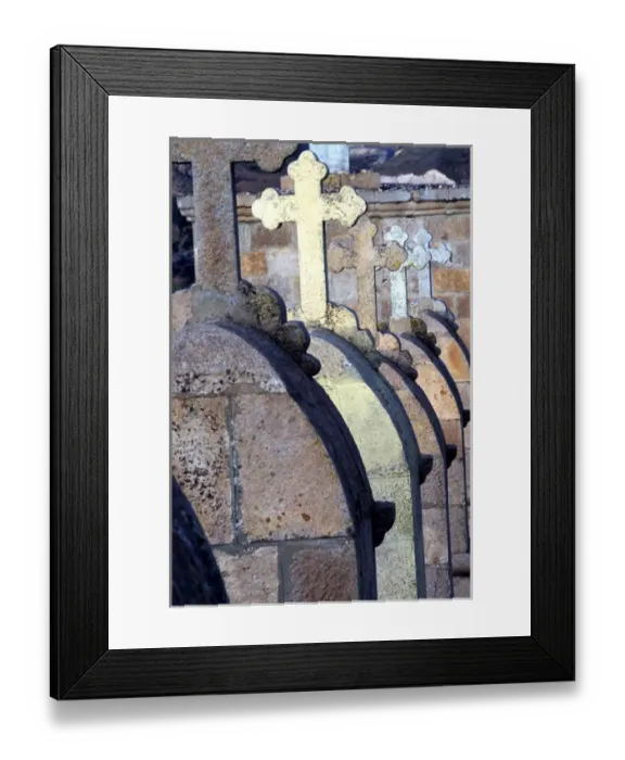 Framed Print : South America, Bolivia, religious monument on hillside above Copacabana Framed Print : South America, Bolivia, religious monument on hillside above Copacabana