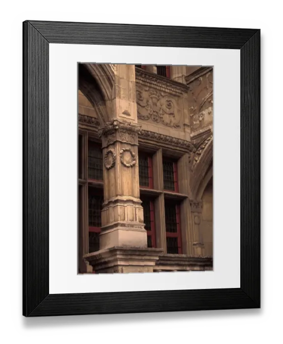 Framed Print : EU, France, Loire Valley, Indre-et-Loire, Detail of the Hotel Gouin, Renaissance House Framed Print : EU, France, Loire Valley, Indre-et-Loire, Detail of the Hotel Gouin, Renaissance House