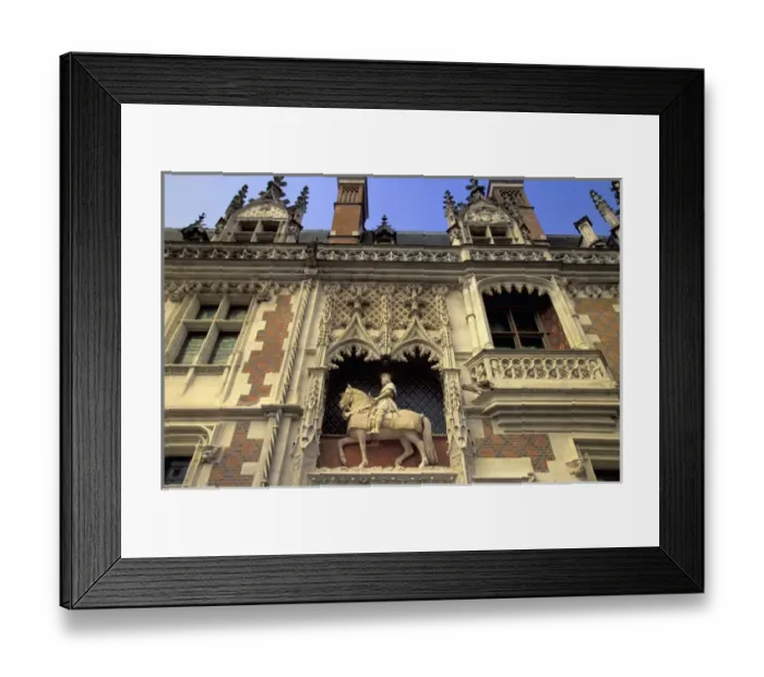 Framed Print : EU, France, Loire Valley, Loir-et-Cher. Chateau de Blois. Front entrance Framed Print : EU, France, Loire Valley, Loir-et-Cher. Chateau de Blois. Front entrance
