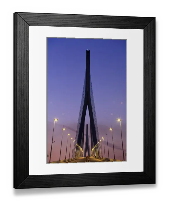 Framed Print : EU, France, Normandy, Calvados, Le Havre, Pont De Normandie Framed Print : EU, France, Normandy, Calvados, Le Havre, Pont De Normandie