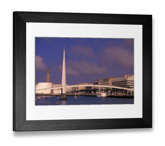 Framed Print : EU, France, Normandy, Calvados, Le Havre. Le Volcan by Oscar Niemeyer. Rassin du Commerce Framed Print : EU, France, Normandy, Calvados, Le Havre. Le Volcan by Oscar Niemeyer. Rassin du Commerce