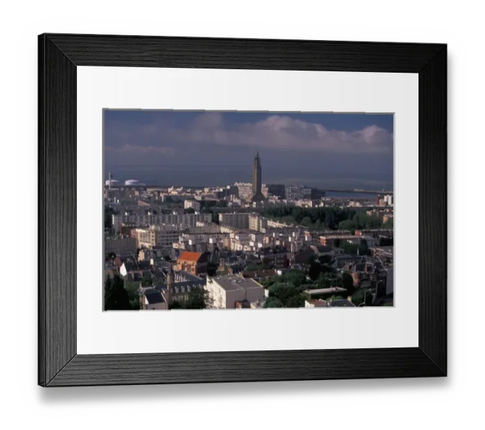 Framed Print : EU, France, Normandy, Calvados, Le Havre. Center city view, rue Felix-Faure, morning Framed Print : EU, France, Normandy, Calvados, Le Havre. Center city view, rue Felix-Faure, morning