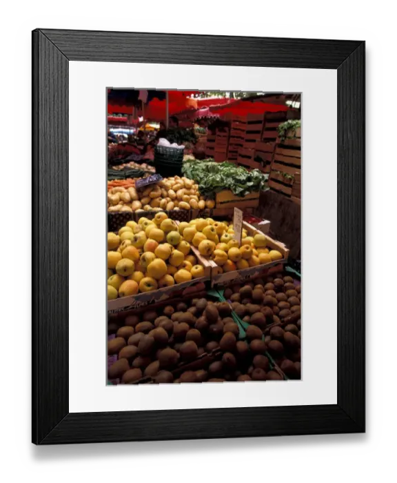Framed Print : EU, France, Provence, Bouches-du-Rhone, Aix-en-Provence, Farmers market Framed Print : EU, France, Provence, Bouches-du-Rhone, Aix-en-Provence, Farmers market