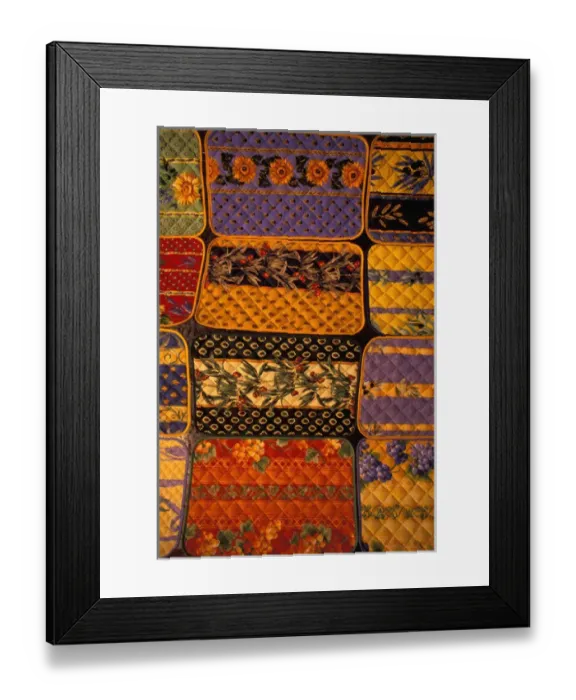 Framed Print : EU, France, Provence, Vaucluse, Avignon. Provencal fabrics for sale Framed Print : EU, France, Provence, Vaucluse, Avignon. Provencal fabrics for sale