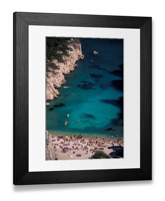 Framed Print : EU, France, Provence, Bouches-du-Rhone, Cassis, Calanque d En-Vau. Coastal valley Framed Print : EU, France, Provence, Bouches-du-Rhone, Cassis, Calanque d En-Vau. Coastal valley