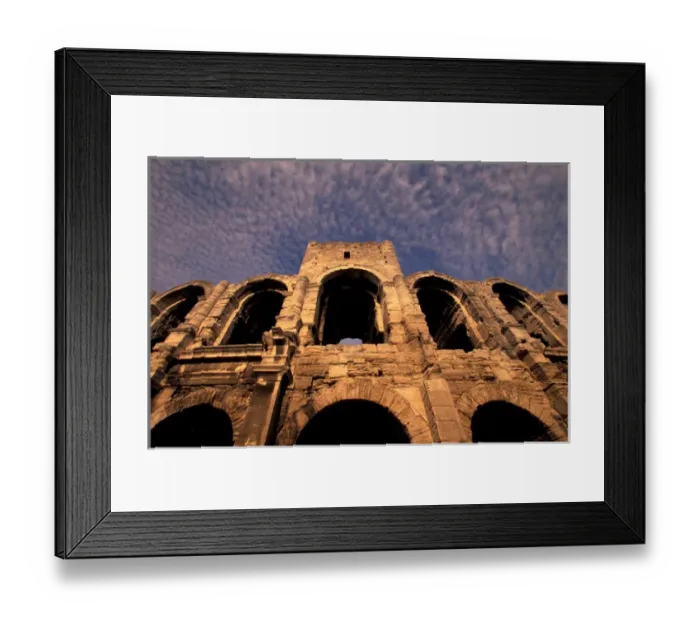 Framed Print : EU, France, Provence, Bouches-du-Rhone, Arles. Roman Amphitheater (Arenes), built Framed Print : EU, France, Provence, Bouches-du-Rhone, Arles. Roman Amphitheater (Arenes), built