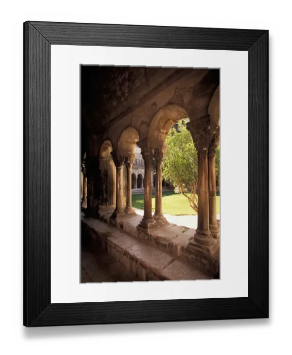 Framed Print : EU, France, Provence, Bouches-du-Rhone, Arles. Cloitre St-Trophime, Cloister detail Framed Print : EU, France, Provence, Bouches-du-Rhone, Arles. Cloitre St-Trophime, Cloister detail