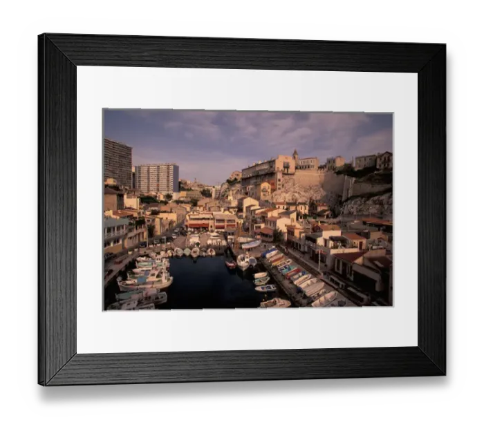 Framed Print : EU, France, Provence, Bouches-du-Rhone, Marseille. Vallon des Auffes, small fishing port Framed Print : EU, France, Provence, Bouches-du-Rhone, Marseille. Vallon des Auffes, small fishing port
