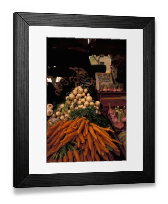 Framed Print : EU, France, Provence, Bouches-du-Rhone, Aix-en-Provence. Produce market Framed Print : EU, France, Provence, Bouches-du-Rhone, Aix-en-Provence. Produce market