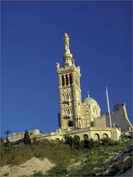 EU, France, Marseille, Notre Dame de la Garde