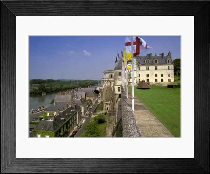 Framed Print : Europe, France, Loire Valley, Amboise. Chateau Amboise
