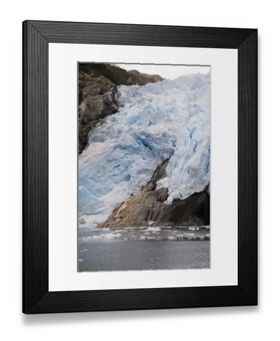 Framed Print : Chile, Patagonia. Tierra del Fuego, Darwin National Park, Garibaldi Glacier Framed Print : Chile, Patagonia. Tierra del Fuego, Darwin National Park, Garibaldi Glacier