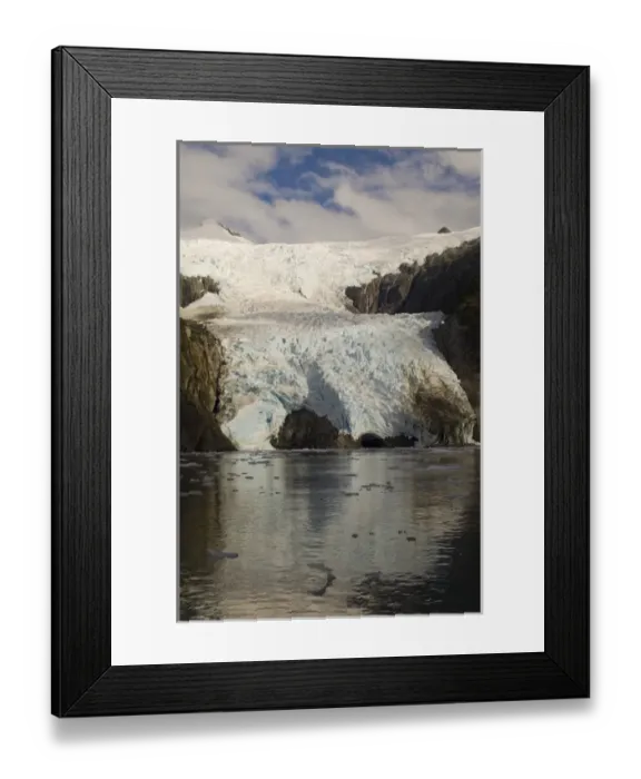 Framed Print : Chile, Patagonia. Tierra del Fuego, Darwin National Park, Garibaldi Glacier