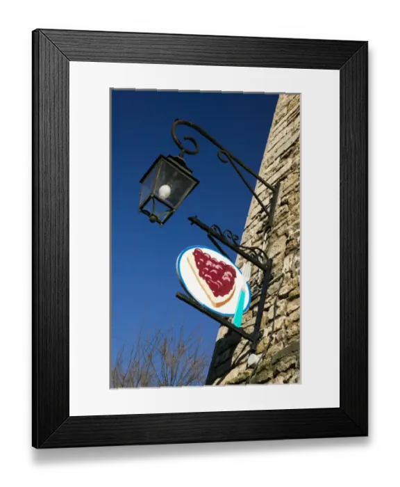 Framed Print : Europe, FRANCE, Burgundy, Cote D Or-DIJON: Sign for Tarte Shop