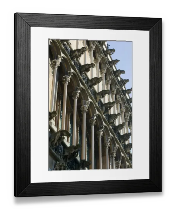 Framed Print : FRANCE-Burgundy-Cote D Or-DIJON: Eglise Notre Dame Church - (b. 1240) -Gargoyles Framed Print : FRANCE-Burgundy-Cote D Or-DIJON: Eglise Notre Dame Church - (b. 1240) -Gargoyles