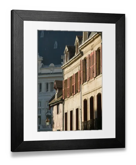 Framed Print : Europe, France, Burgundy, Cote D Or, DIJON: rue Musette - Buildings Framed Print : Europe, France, Burgundy, Cote D Or, DIJON: rue Musette - Buildings