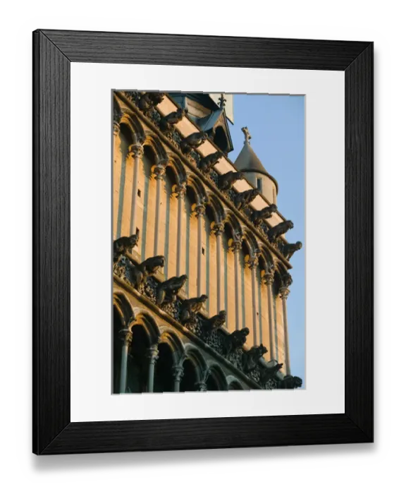 Framed Print : Europe, France, Burgundy, Cote D Or, DIJON: Eglise Notre Dame Church - (b. 1240)