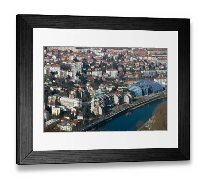 Framed Print : Europe, France, Jura-Doubs, BESANCON: Doubs River & Convention Center Framed Print : Europe, France, Jura-Doubs, BESANCON: Doubs River & Convention Center