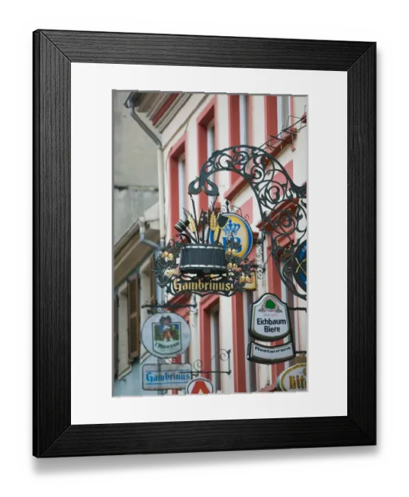 Framed Print : FRANCE-Alsace (Haut Rhin)-Mulhouse: Detail of Bar / Cafe Sign Framed Print : FRANCE-Alsace (Haut Rhin)-Mulhouse: Detail of Bar / Cafe Sign
