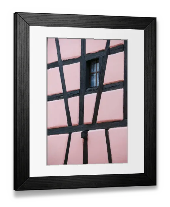 Framed Print : FRANCE-Alsace (Haut Rhin)-Eguisheim: Winetasting Town House Details