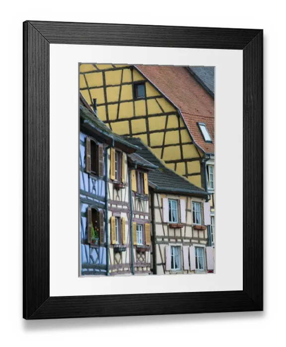 Framed Print : FRANCE-Alsace (Haut Rhin)-Colmar: Half Timbered Houses of Petite Venise (Little Venice) Framed Print : FRANCE-Alsace (Haut Rhin)-Colmar: Half Timbered Houses of Petite Venise (Little Venice)