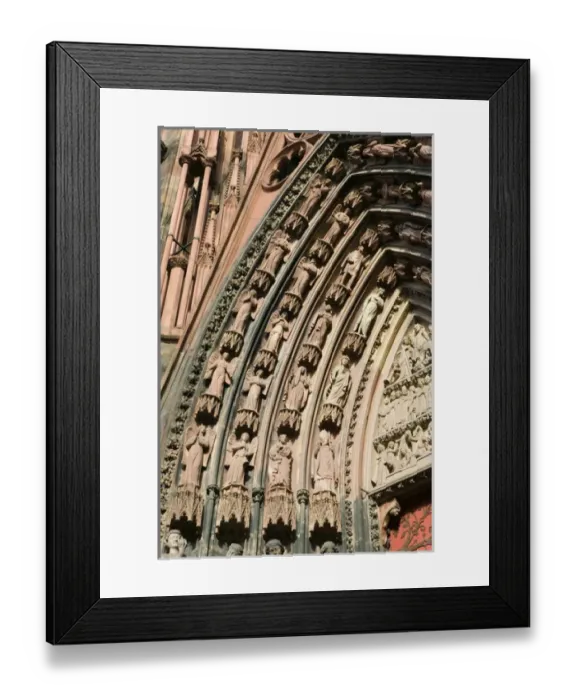 Framed Print : FRANCE-Alsace (Haut Rhin)-Strasbourg: Cathedrale Notre Dame (b. 1284-1439)Details of Framed Print : FRANCE-Alsace (Haut Rhin)-Strasbourg: Cathedrale Notre Dame (b. 1284-1439)Details of