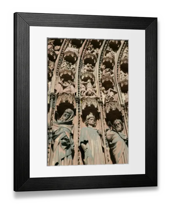 Framed Print : FRANCE-Alsace (Haut Rhin)-Strasbourg: Cathedrale Notre Dame (b. 1284-1439)Details of Framed Print : FRANCE-Alsace (Haut Rhin)-Strasbourg: Cathedrale Notre Dame (b. 1284-1439)Details of