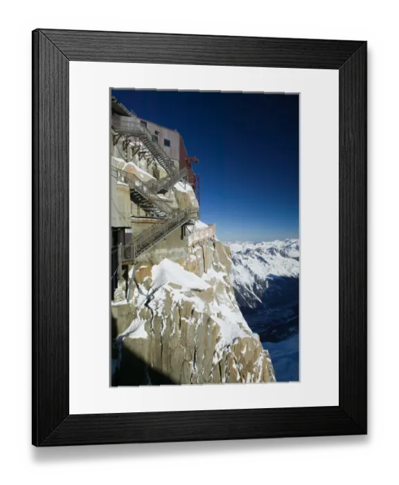 Framed Print : FRANCE-French Alps (Haute-Savoie)-CHAMONIX-MONT-BLANC: Aiguille du Midi (elev. 3842meters) Framed Print : FRANCE-French Alps (Haute-Savoie)-CHAMONIX-MONT-BLANC: Aiguille du Midi (elev. 3842meters)