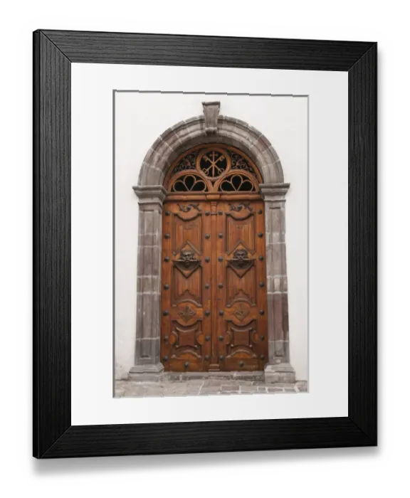 Framed Print : Quito, Ecuador. El Sagrario church, Historic Center