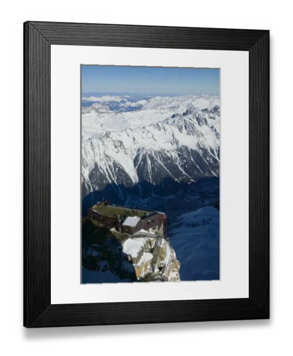 Framed Print : FRANCE-French Alps (Haute-Savoie)-CHAMONIX-MONT-BLANC: Aiguille du Midi (elev. 3842 Framed Print : FRANCE-French Alps (Haute-Savoie)-CHAMONIX-MONT-BLANC: Aiguille du Midi (elev. 3842