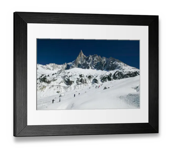 Framed Print : FRANCE-French Alps (Haute-Savoie)-CHAMONIX-MONT-BLANC: Le Montenvers / Winter Mer Framed Print : FRANCE-French Alps (Haute-Savoie)-CHAMONIX-MONT-BLANC: Le Montenvers / Winter Mer