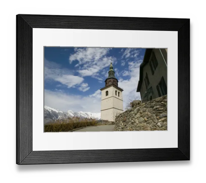 Framed Print : FRANCE-French Alps (Savoie)-ALBERTVILLE / CONFLANS: CONFLANS: Town Church Framed Print : FRANCE-French Alps (Savoie)-ALBERTVILLE / CONFLANS: CONFLANS: Town Church