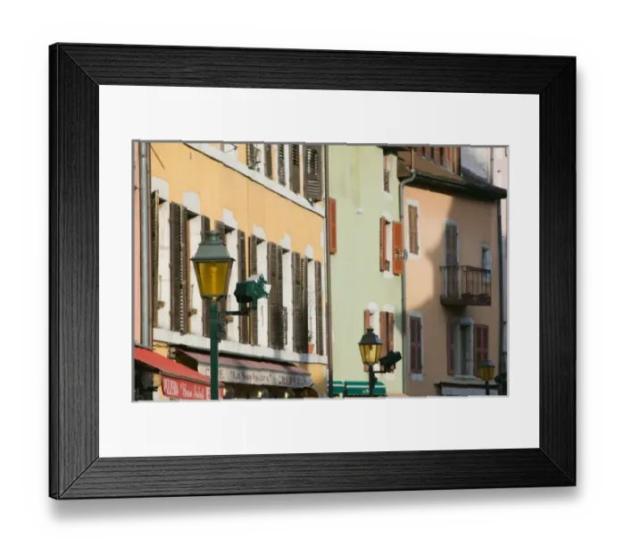 Framed Print : FRANCE-French Alps (Haute-Savoie)-ANNECY: Buildings along Canal de Thiou Old Town Framed Print : FRANCE-French Alps (Haute-Savoie)-ANNECY: Buildings along Canal de Thiou Old Town