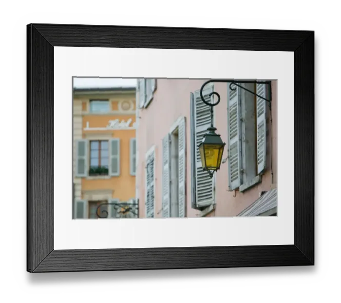 Framed Print : FRANCE-French Alps (Haute-Savoie)-ANNECY: Street Lamps / Old Town Framed Print : FRANCE-French Alps (Haute-Savoie)-ANNECY: Street Lamps / Old Town