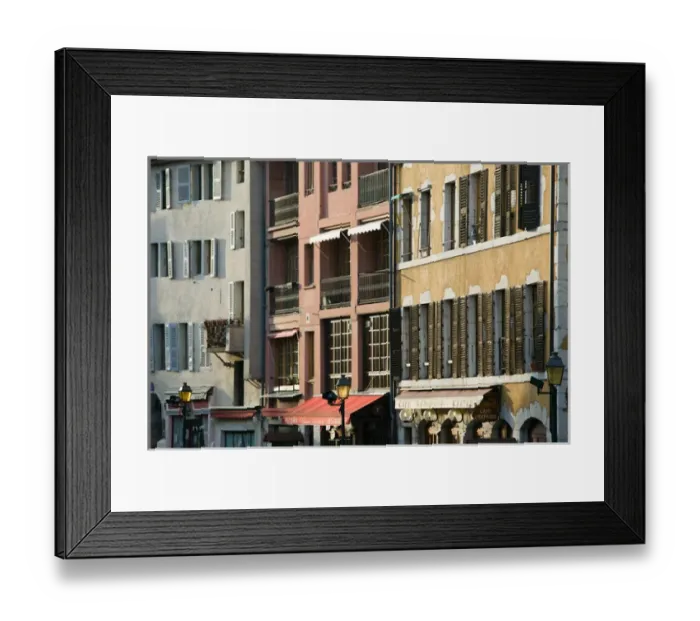Framed Print : FRANCE-French Alps (Haute-Savoie)-ANNECY: Buildings along Canal de Thiou Old Town Framed Print : FRANCE-French Alps (Haute-Savoie)-ANNECY: Buildings along Canal de Thiou Old Town