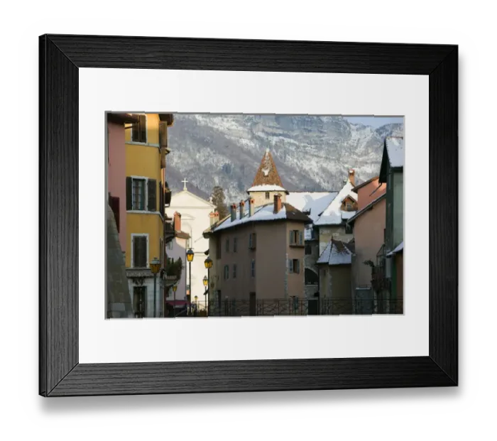 Framed Print : FRANCE-French Alps (Haute-Savoie)-ANNECY: Buildings along Canal de Thiou Old Town Framed Print : FRANCE-French Alps (Haute-Savoie)-ANNECY: Buildings along Canal de Thiou Old Town