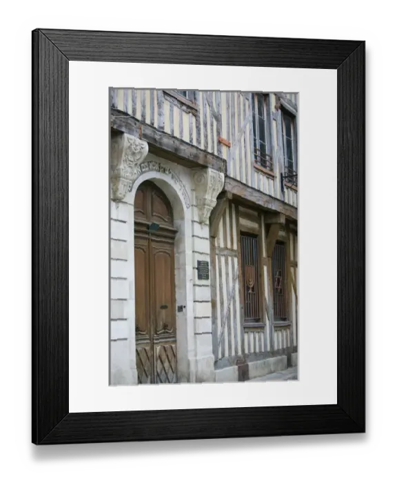 Framed Print : FRANCE-Champagne (Aube)-Troyes: Rue Bonneval Synagogue Framed Print : FRANCE-Champagne (Aube)-Troyes: Rue Bonneval Synagogue