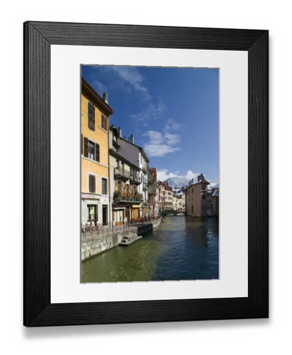 Framed Print : FRANCE-French Alps (Haut-Savoie)-ANNECY: Buildings along the Thiou River / Old Annecy Framed Print : FRANCE-French Alps (Haut-Savoie)-ANNECY: Buildings along the Thiou River / Old Annecy