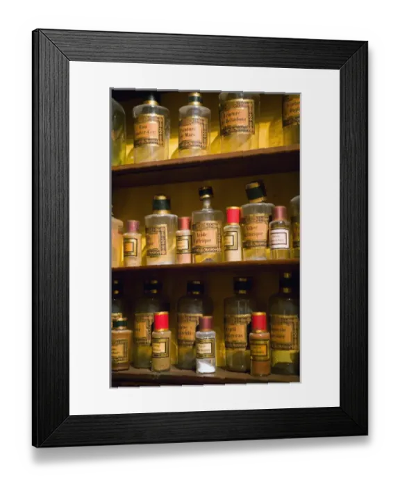 Framed Print : FRANCE-Champagne (Aube)-Troyes: Apothicairerie de l Hotel-Dieu-le-ComteEarly 18th Framed Print : FRANCE-Champagne (Aube)-Troyes: Apothicairerie de l Hotel-Dieu-le-ComteEarly 18th