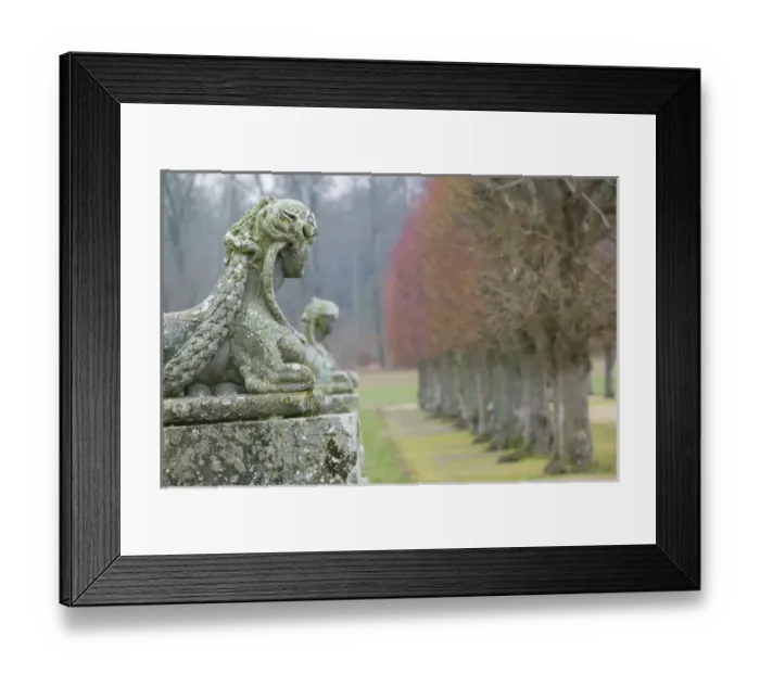 Framed Print : France, Paris, Seine-et-Marne, Fontainebleau. Chateau de Fontainebleau (b. 16th century)-Former Framed Print : France, Paris, Seine-et-Marne, Fontainebleau. Chateau de Fontainebleau (b. 16th century)-Former