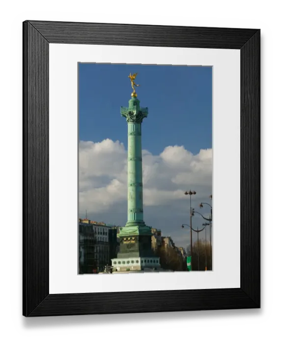 Framed Print : Europe, France, Paris, Bastille: July Column / Daytime Framed Print : Europe, France, Paris, Bastille: July Column / Daytime