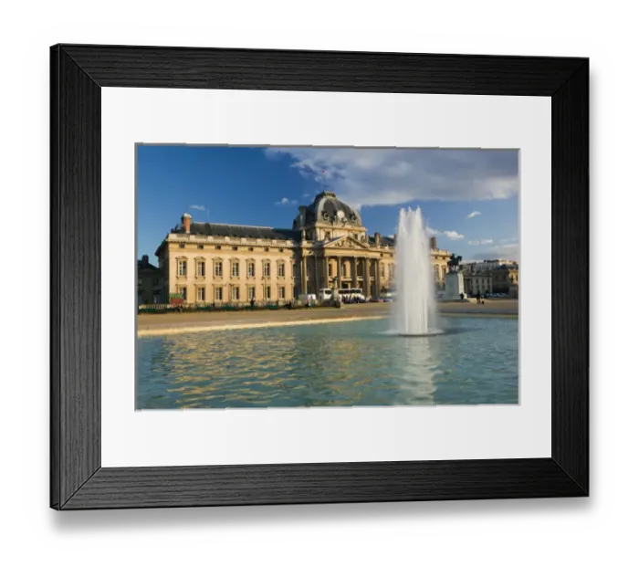 Framed Print : Europe, France, Paris, Eiffel Tower Area: Late Afternoon Light on the Ecole Militaire Framed Print : Europe, France, Paris, Eiffel Tower Area: Late Afternoon Light on the Ecole Militaire