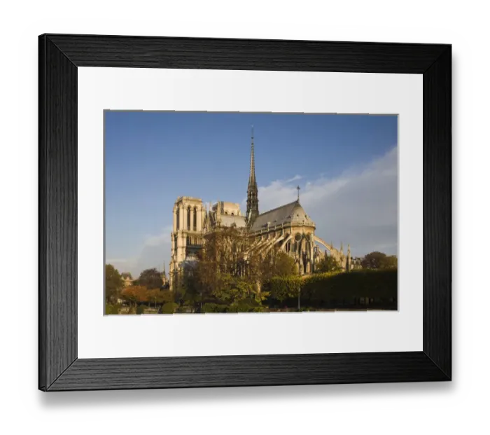 Framed Print : France, Paris, Notre-Dame cathedral, morning Framed Print : France, Paris, Notre-Dame cathedral, morning