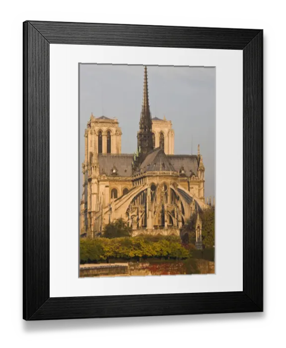 Framed Print : France, Paris, Notre-Dame cathedral, morning Framed Print : France, Paris, Notre-Dame cathedral, morning