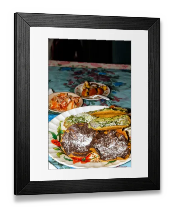 Framed Print : Central America, Guatemala, Guatemala City. Typical Guatemalan food. Homemade corn Framed Print : Central America, Guatemala, Guatemala City. Typical Guatemalan food. Homemade corn