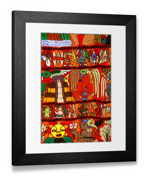 Framed Print : Central America, Guatemala, Petan jungle, Tikal National Park. Textiles for sale Framed Print : Central America, Guatemala, Petan jungle, Tikal National Park. Textiles for sale